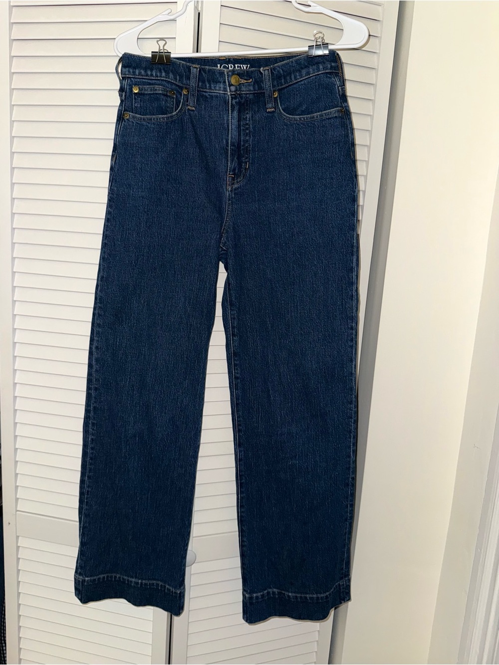 J. Crew Slim Wide Leg Jeans